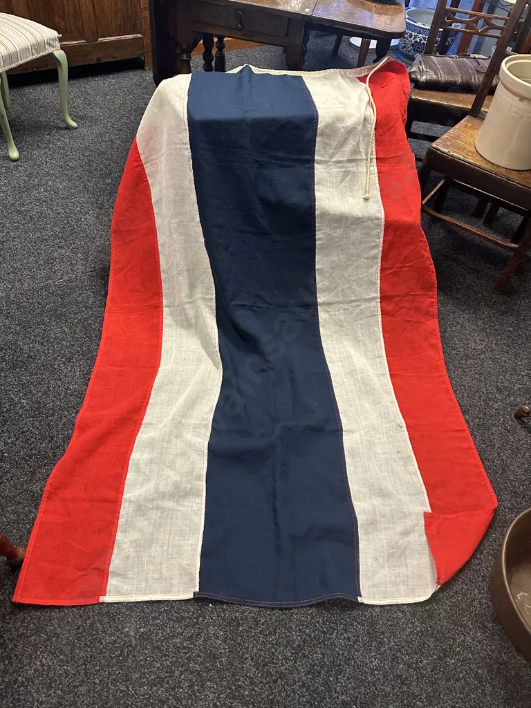 Vintage Thailand Flag L180cm. Image 1++
