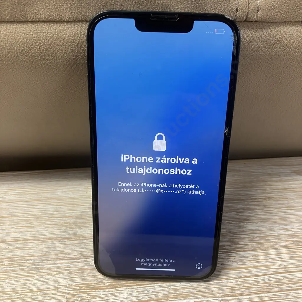 Apple iPhone 14 Black, iCloud Locked, Damaged (Sold As Is) Image 1++