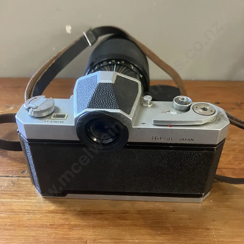 Nikon Nikkormat FT Film Camera With A Nikon Zoom-Nikkor 80-200 f4.5 Lens Image 1++