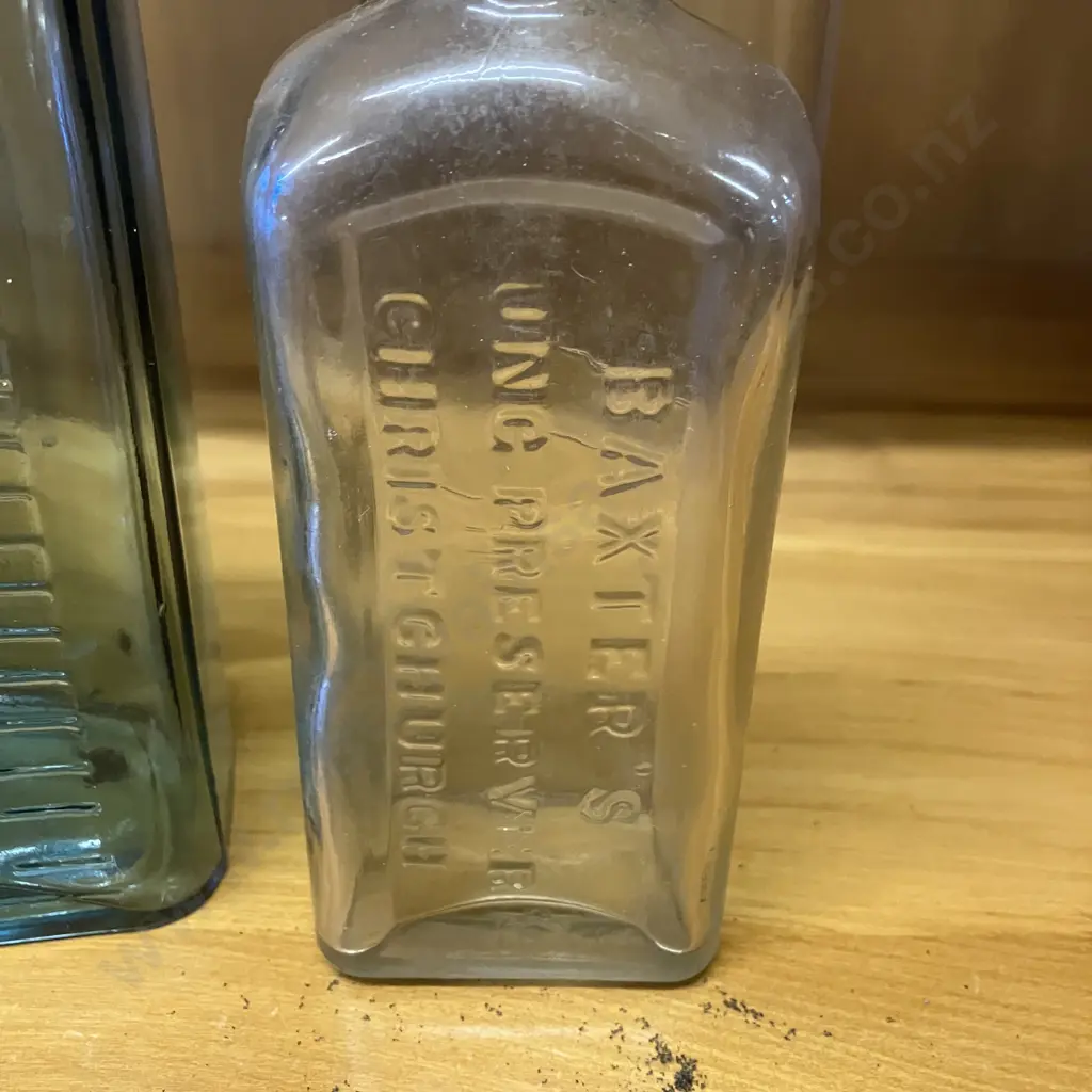 Antique Victorian Aqua Glass Table Spoons Bottle, Aqua Glass FIELDS INK & GUM, Amber Glass Morses Indian Root Pills Etc Image 1++