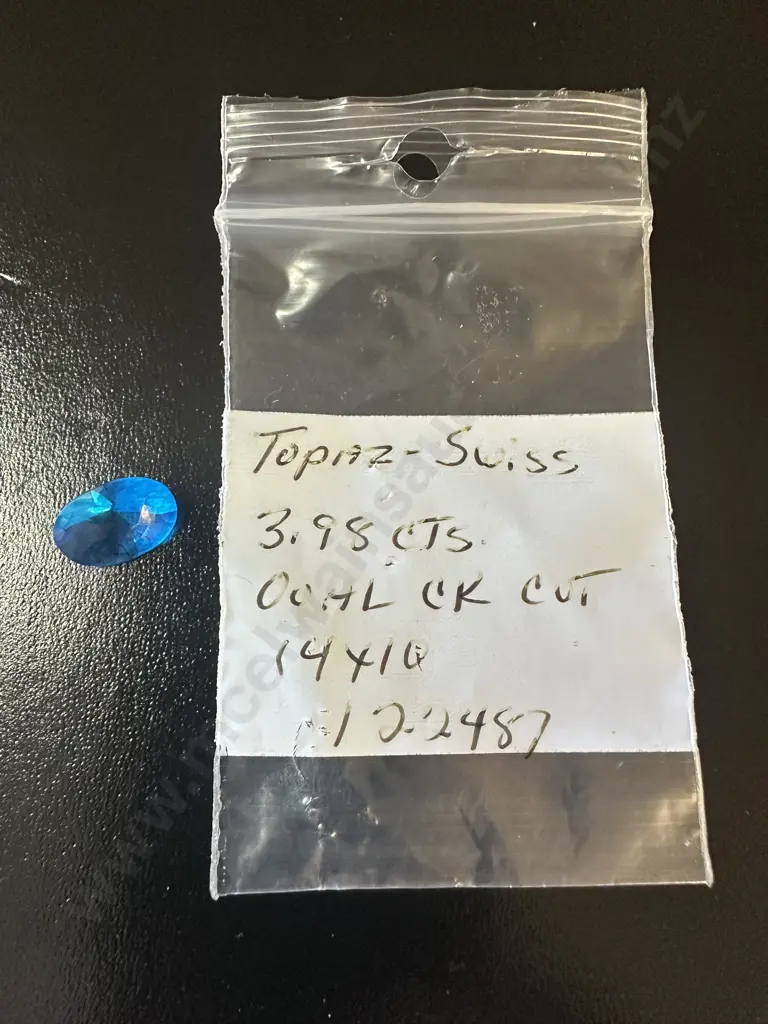 Topaz Swiss Oval Shape Gemstone 3.98ct Image 1++