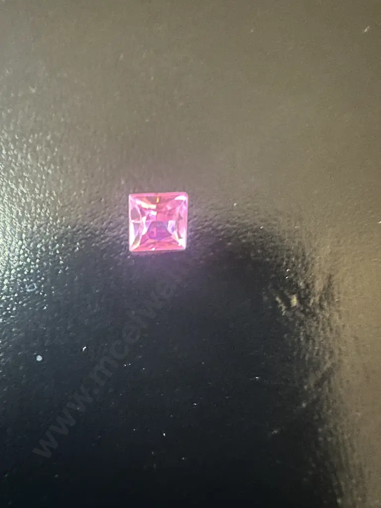 Topaz Pink Square Shaped Gemstone 2.3ct Image 1++