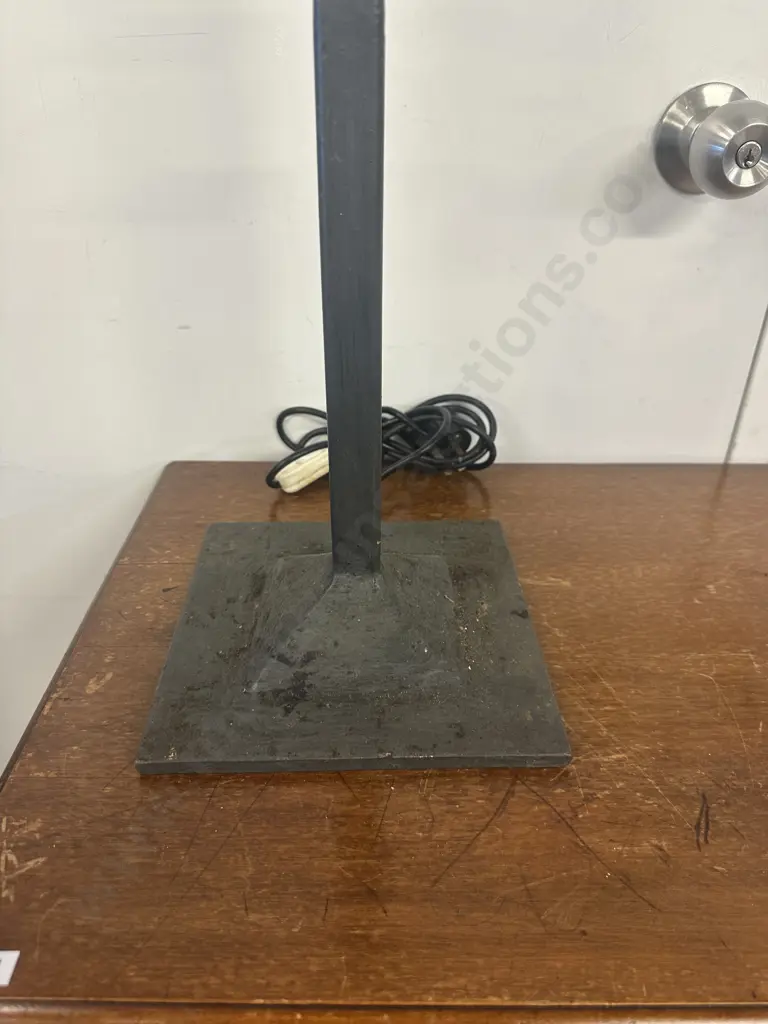 Hand Crafted Steel Table Lamp Base. H62cm Image 1++