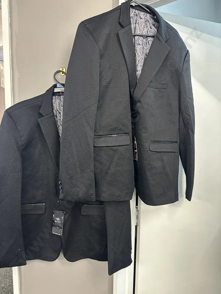 Barbaras Mens Black Jackets x2 Size XXXL (af to one trim) Image 1++