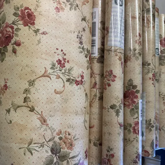 Vintage Waverly Wallpaper Pattern # 5510572 Run 12 Nine Full Rolls & One Part Roll