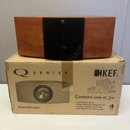KEF iQ2c Center Speaker UniQ Driver 2Way Design