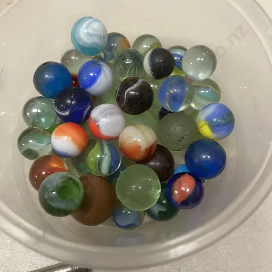 Vintage Marbles Including Agate