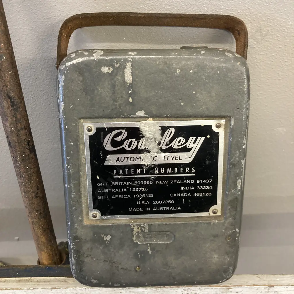Vintage Cowley Automatic Level #1717D With Tripod & Levelling Staff, Made In Australia Image 1++