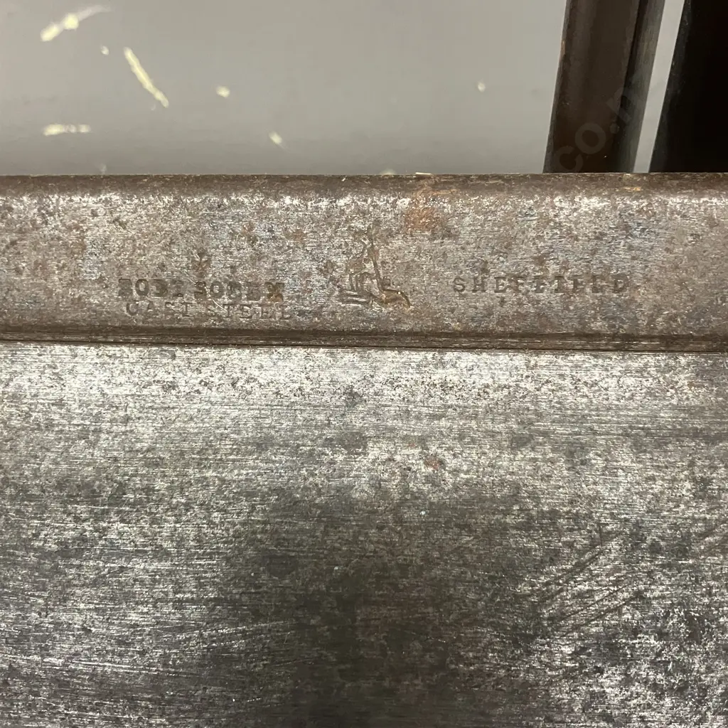 Rare 'Kangaroo Mark' Robt Sorby Sheffield Steel Back Tenon Saw, 47cm, Split Head Screws Image 1++