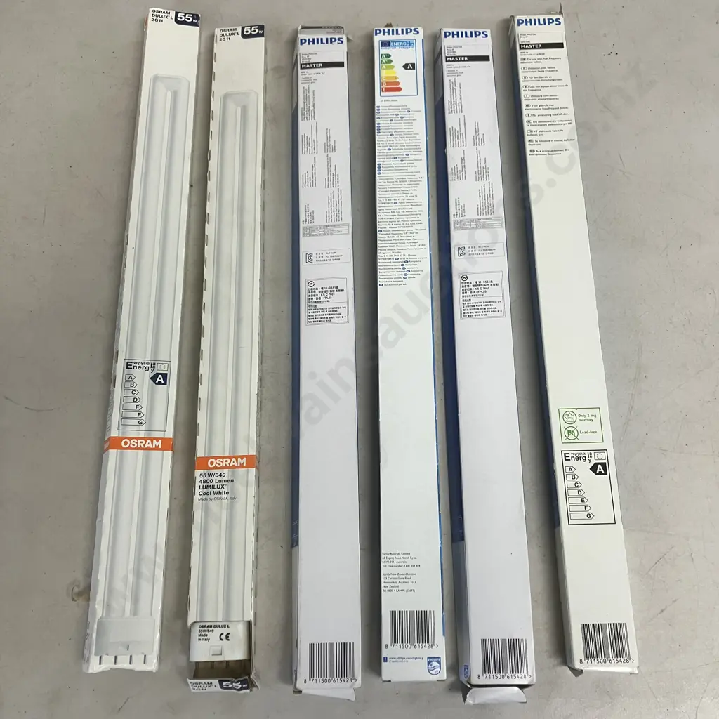 Philips Fluorescent Lamp Master PL-L4Pin - 4 x 53W Single Ended & 2 x Osram Dulux (Sold With -02) Image 1++