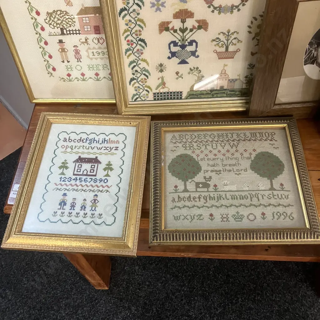 Selection Vintage Artwork, Needlework Etc Image 1++