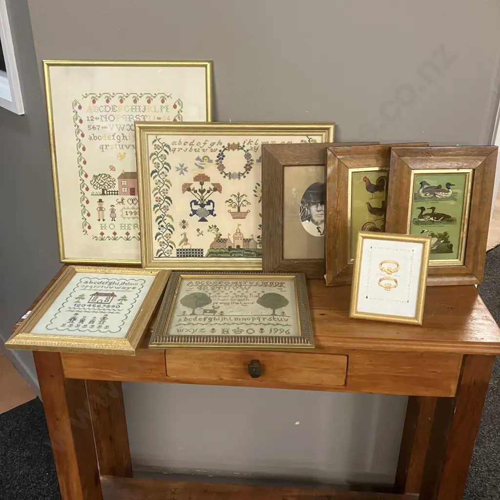Selection Vintage Artwork, Needlework Etc Image 1++