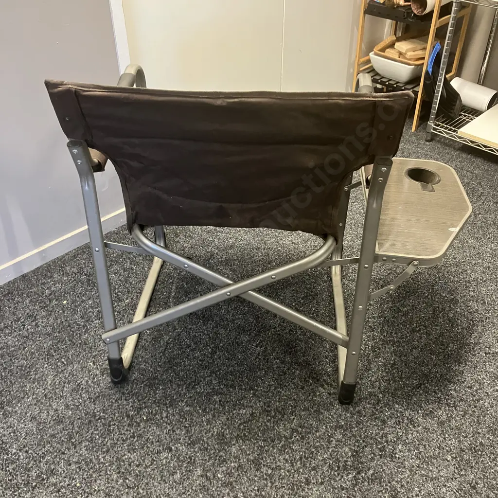 Kathmandu Basecamp Directors Chair With Side Table, Foldup Image 1++