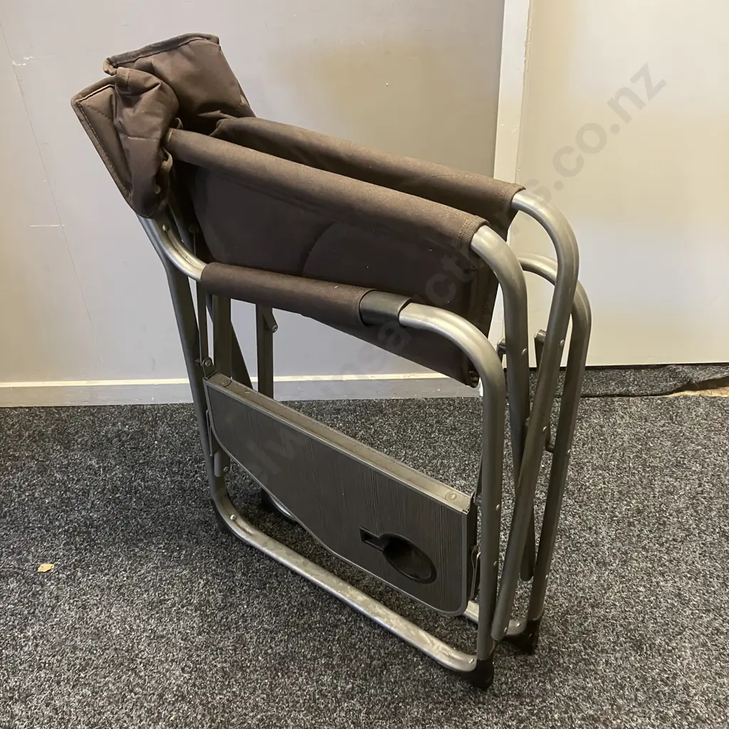 Kathmandu Basecamp Directors Chair With Side Table, Foldup Image 1++