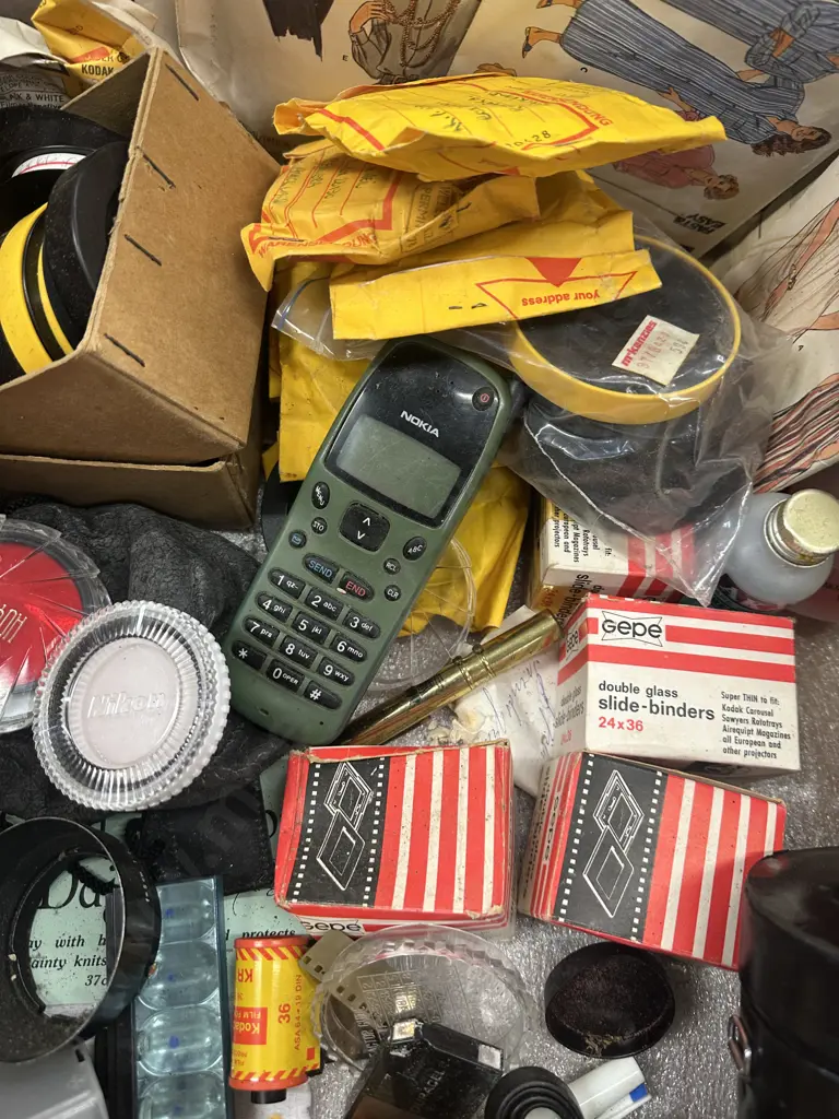 Assorted Vintage Items Including Nokia Phone, Vogue Patterns, Etc  Image 1++