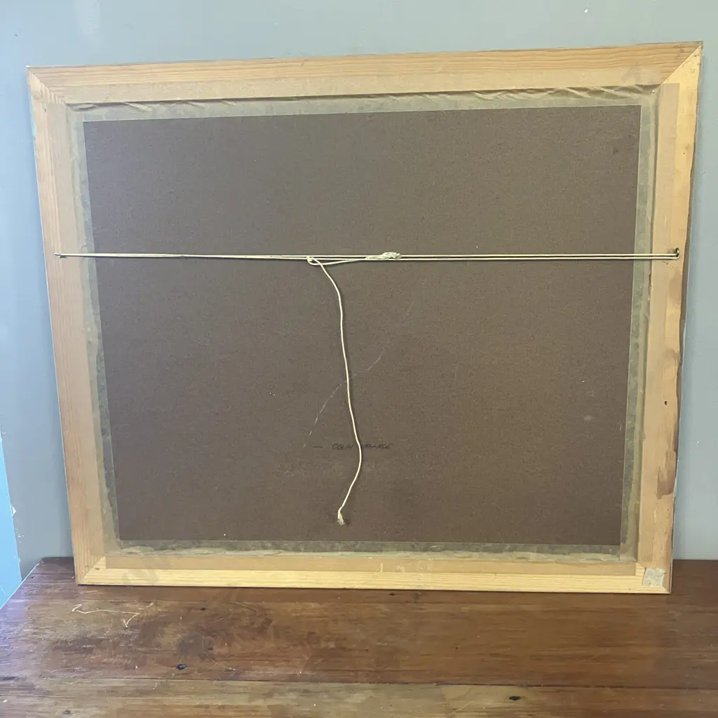 Framed Original Oil On Board By Colin Wallace. 57.5 x 68cm Image 1++