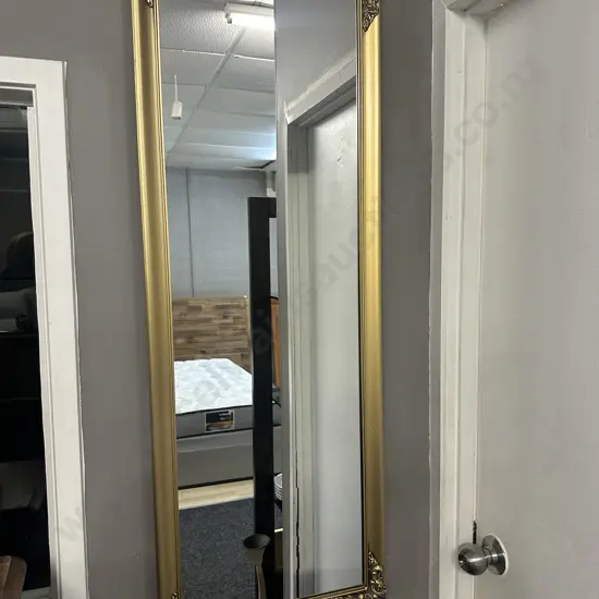 Vintage Gilt Ornate Rectangular Mirror