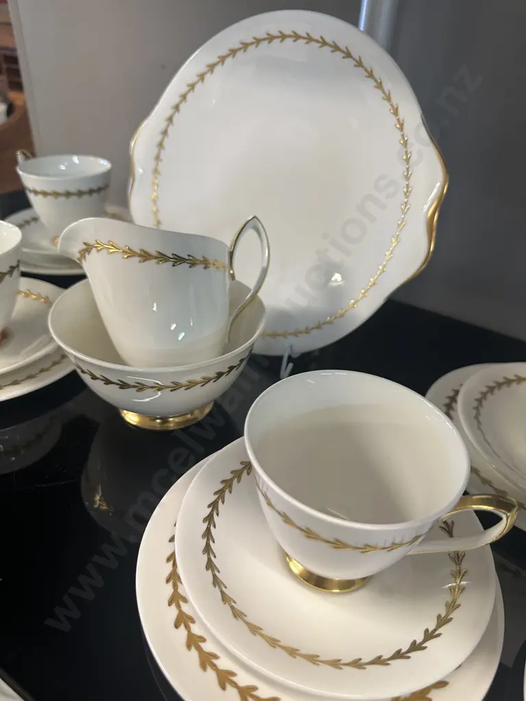 Vintage Royal Albert Teaware White With Gold Gilt Detail  Image 1++