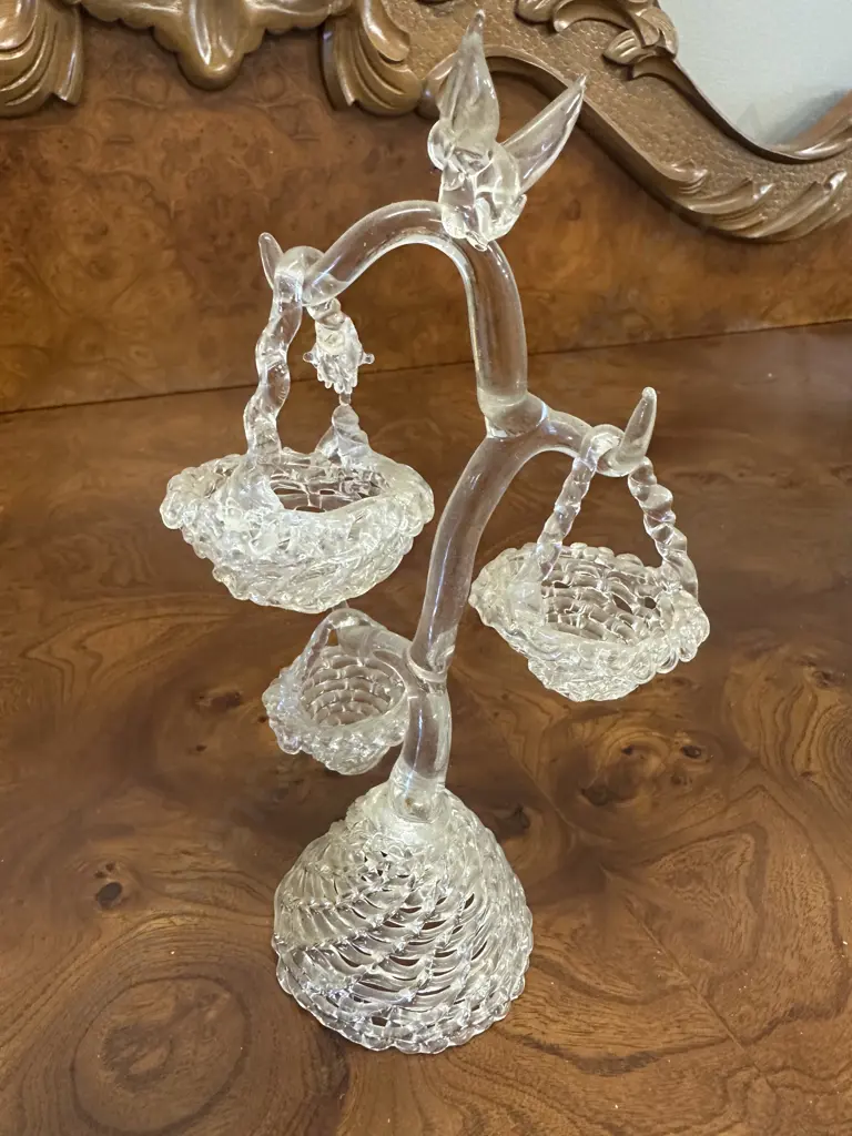 Hand Blown Spun Glass Ornament Image 1++