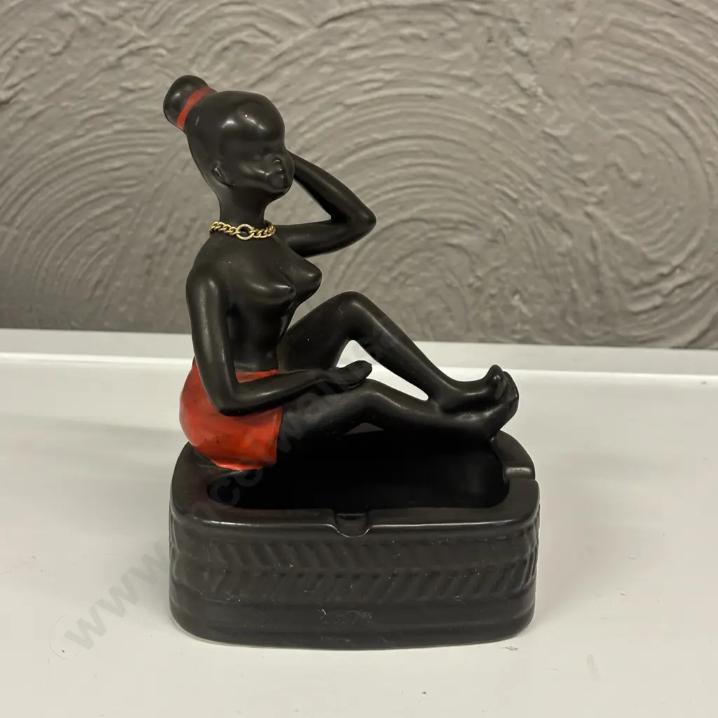 Mid Century African Lady seated Image 1++