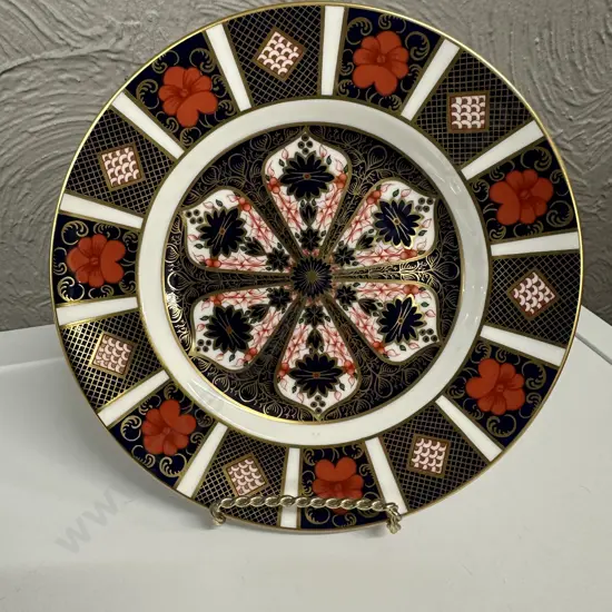  Royal Crown Derby Old Imari Plate Dia22cm.