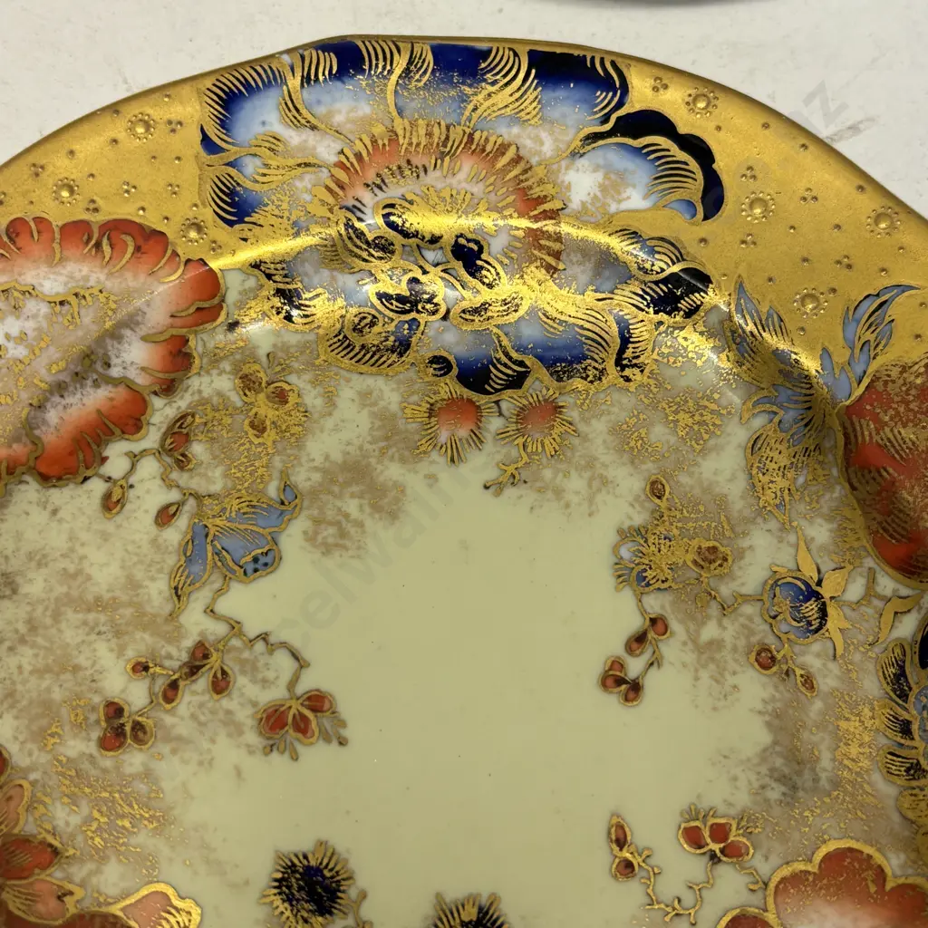 Antique Royal Crown Derby trio - handpainted and heavily gilded Image 1++