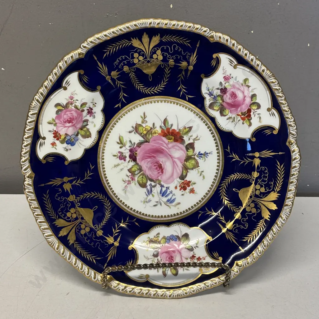 Royal Crown Derby Handpainted Cabinet Plate No. 2274. Dia 26cm Image 1++