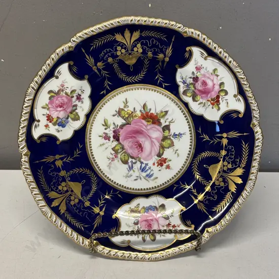 Royal Crown Derby Handpainted Cabinet Plate No. 2274. Dia 26cm