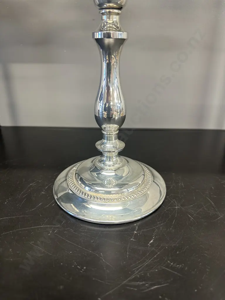 Vintage Rodd Hecworth Silver Plated Three Arm Candleabra H35cm. Image 1++