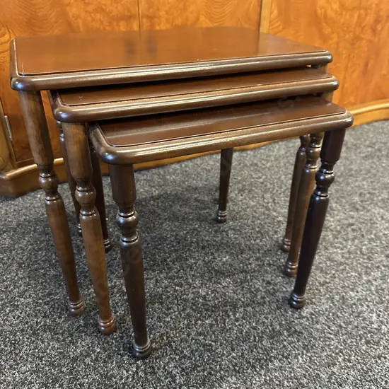Vintage Nesting Tables Set Of Three