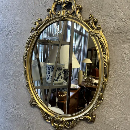 Vintage Gilt Framed Ornate Mirror H72,W46cm.