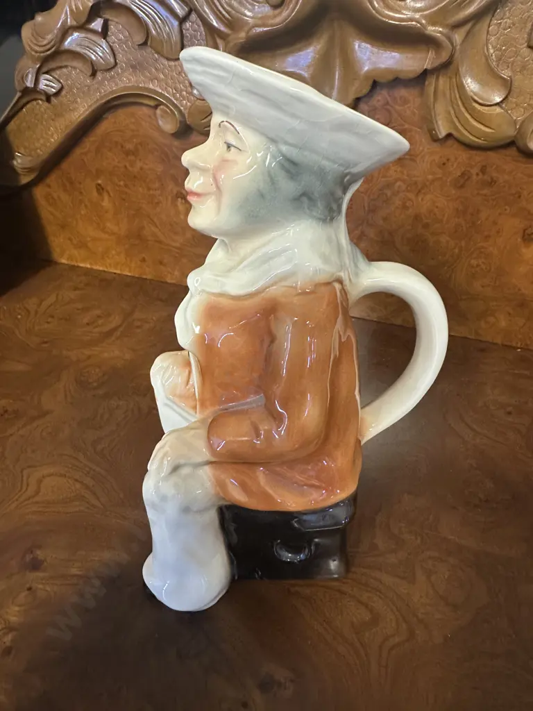 Vintage Kingston Pottery Hull Danny Boy Character Jug H25cm. Image 1++