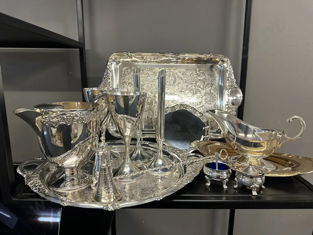 Selection Of Vintage Silverware Including Rodd Image 1++