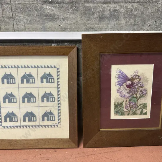 Wooden Oak Framed Cross Stitch Artworks