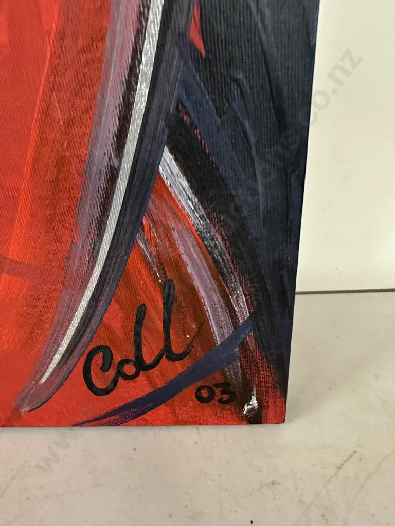 Original Picture On Canvas 'Shag' By Collette #270 H61,W46cm. Image 1++