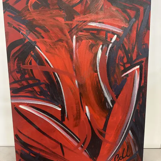 Original Picture On Canvas 'Shag' By Collette #270 H61,W46cm.