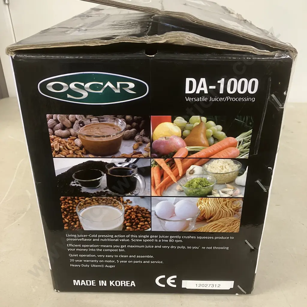 OSCAR Juicer DA-1000 With Original Box Image 1++