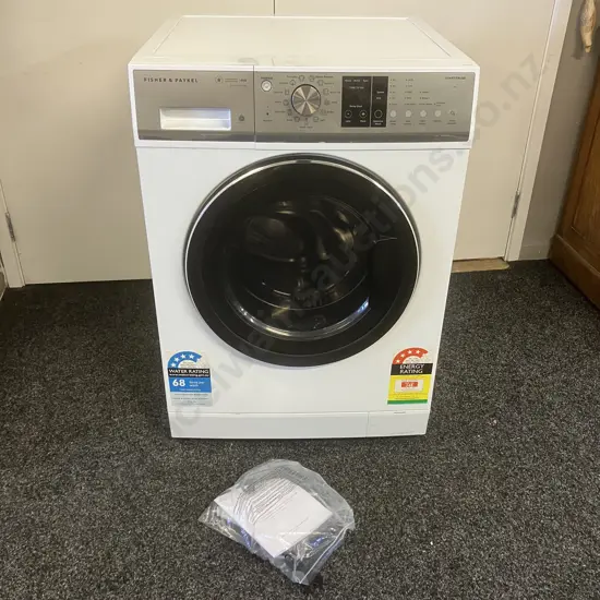 Fisher & Paykel 8kg Front Loading Washing Machine WH8060P3 - White (Under 12mths Old)