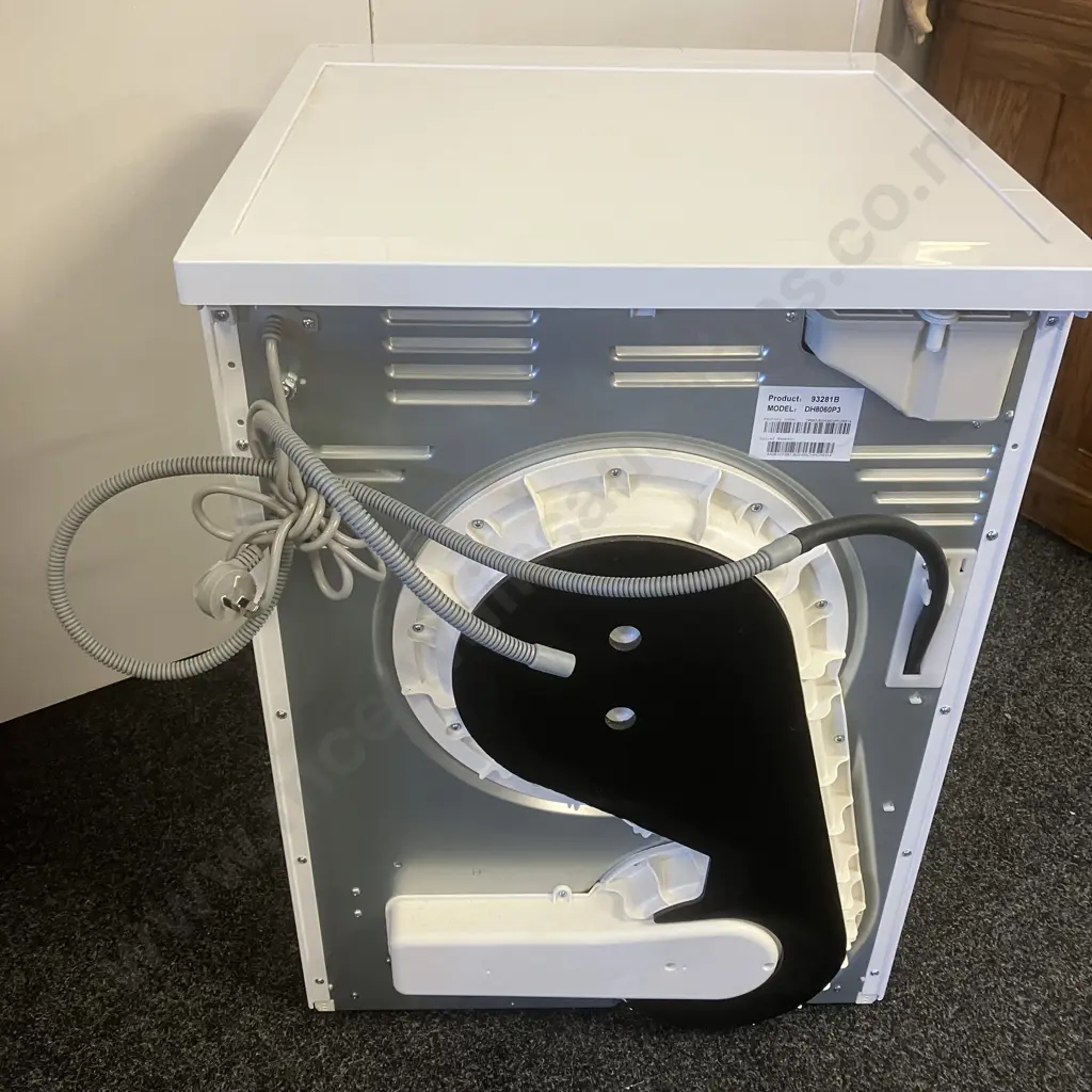 Fisher & Paykel 8kg Sensor Condenser Dryer DE8060P3 - White (Under 12mths Old) Image 1++