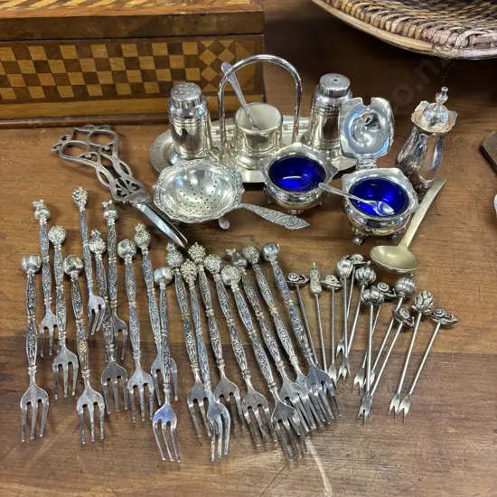 Assorted Vintage Condiment sets etc