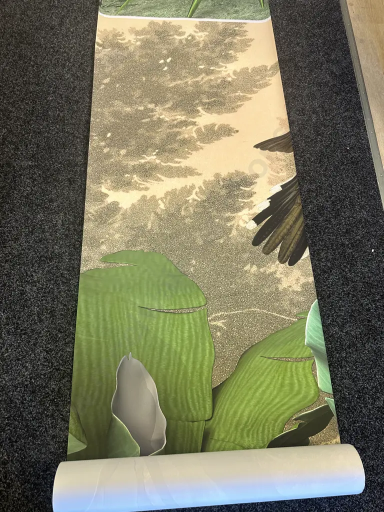 Large Custom Wall Murel Tropical Scene Image 1++
