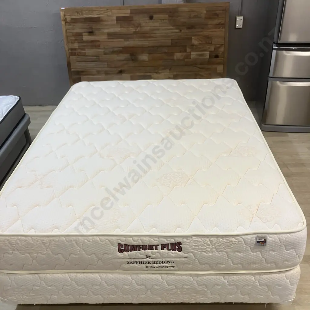 Sapphire Bedding Comfort Plus Queen Size Bed Image 1++