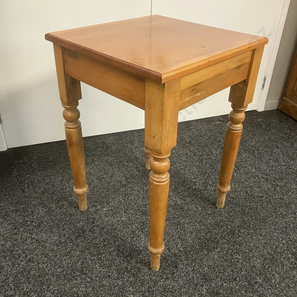 Vintage Repurposed Wooden Side Table. H75 W52 D50cm Image 1++