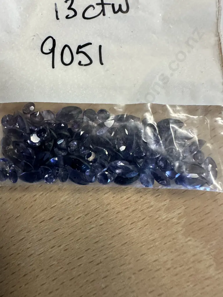 Lolite 13ctw Gemstones, Oval Opal Gemstone 65ct & Tampico Chalcedony Gemstone Image 1++