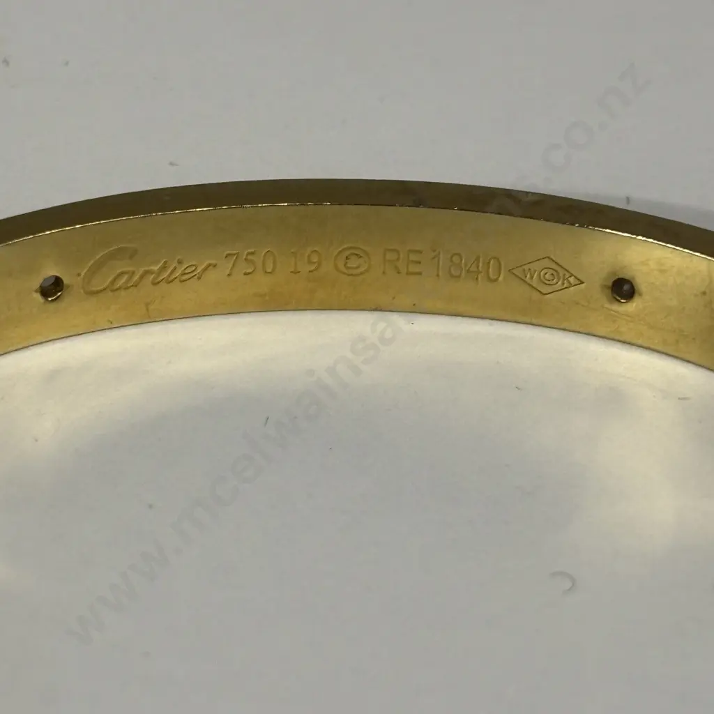 Bracelet marked Cartier? with 750 stamp Image 1++