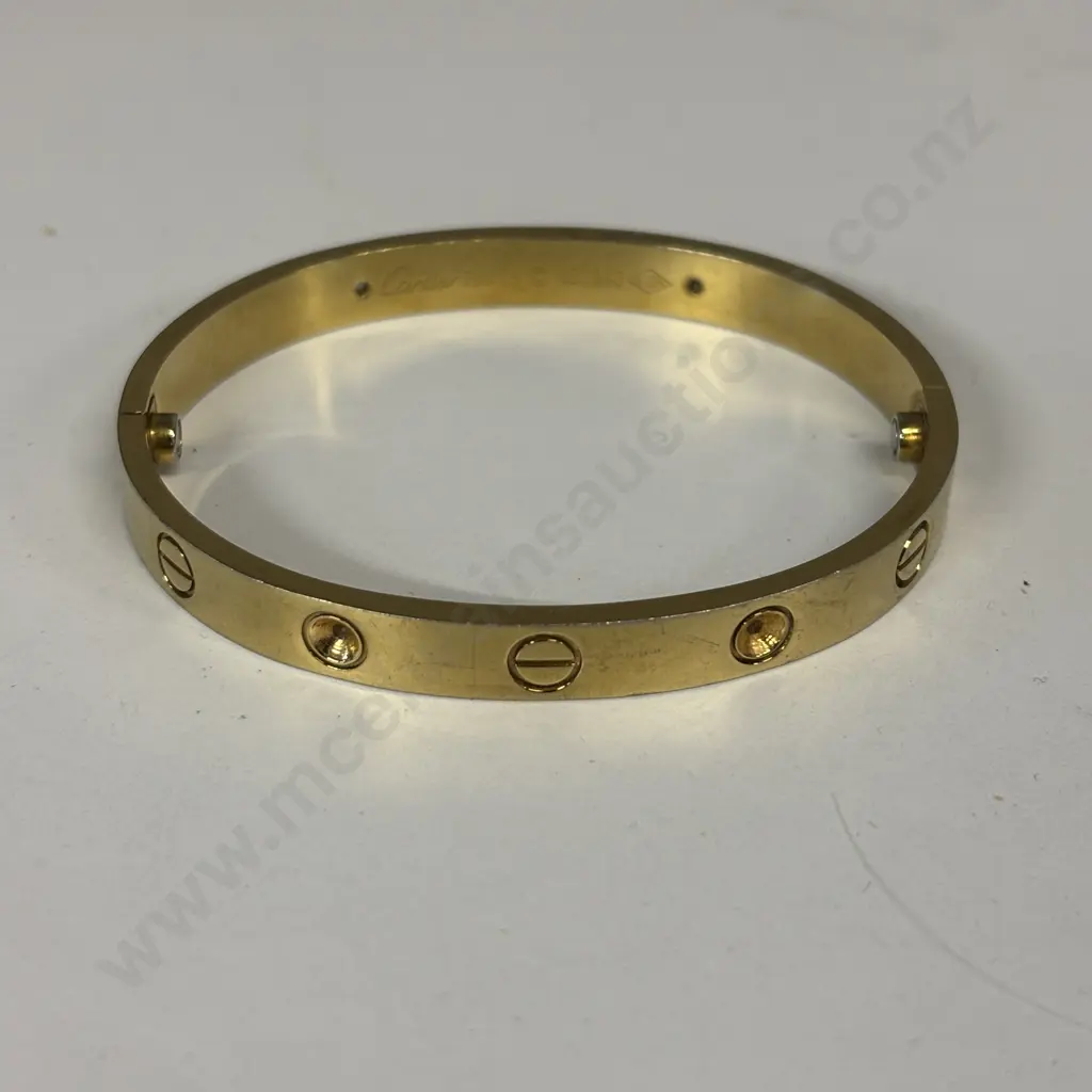 Bracelet marked Cartier? with 750 stamp Image 1++