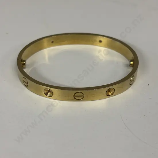 Bracelet marked Cartier? with 750 stamp