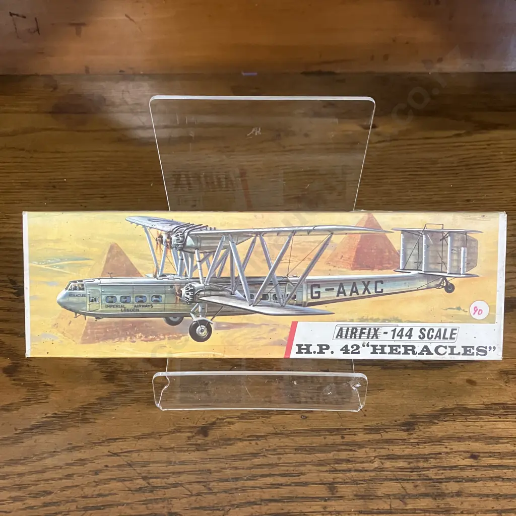 Vintage Rare Airfix H.P. 42 "Heracles" 1/144 Scale Model Kit #SK502 - England 1965 (Open Box) Image 1++