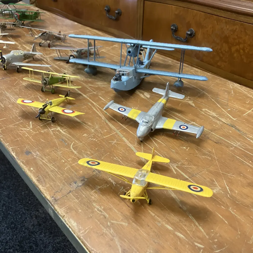 Assorted Vintage British Aircraft Models (Some As Found) Image 1++