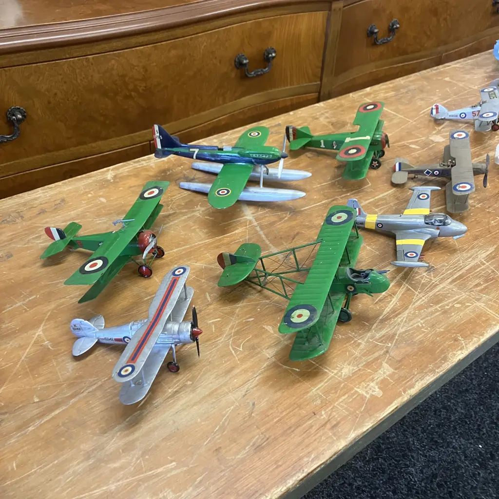 Assorted Vintage British Aircraft Models (Some As Found) Image 1++